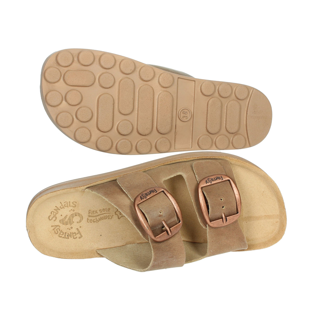 FANTASY SANDALS Donna Ciabatte basse S310 DESPOINA Marrone