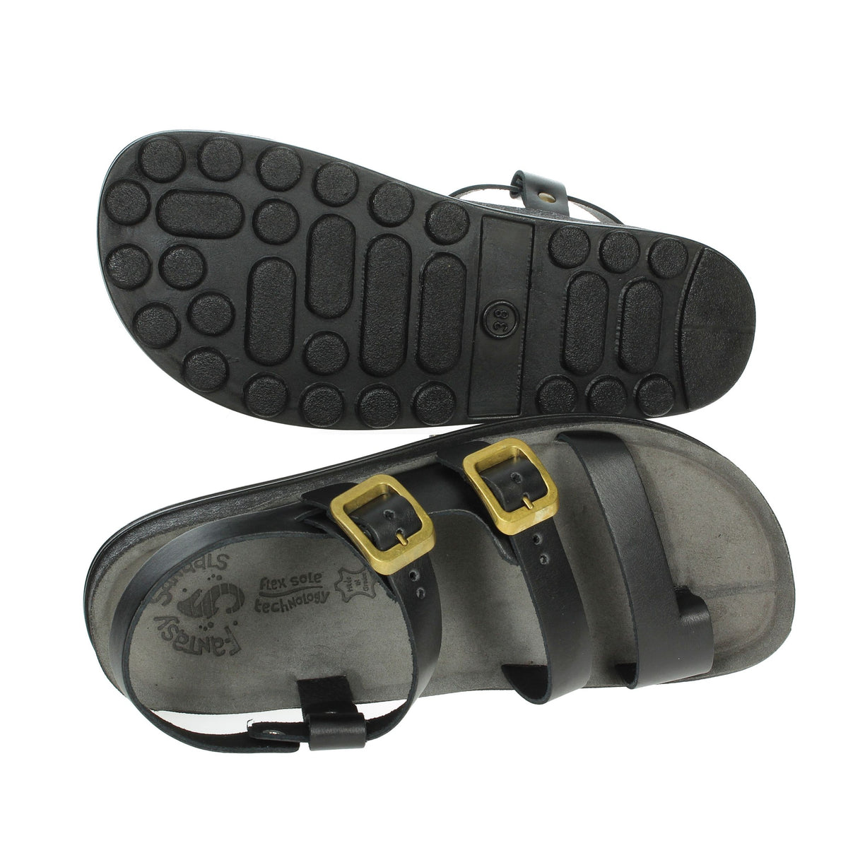 FANTASY SANDALS Donna Sandali bassi S350 ESTRELLA Nero