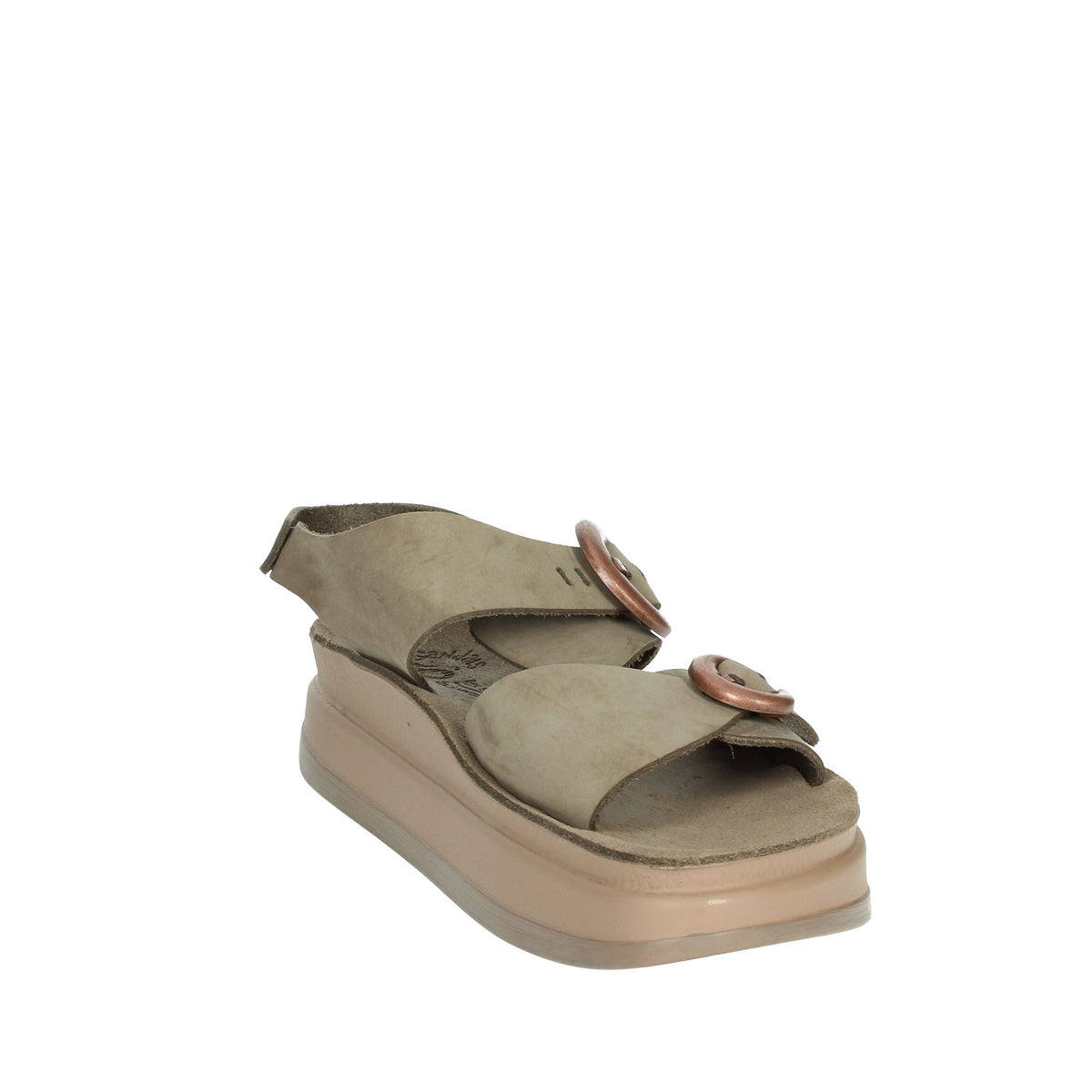 FANTASY SANDALS Donna Sandali con zeppa S1110 JUNIA Marrone