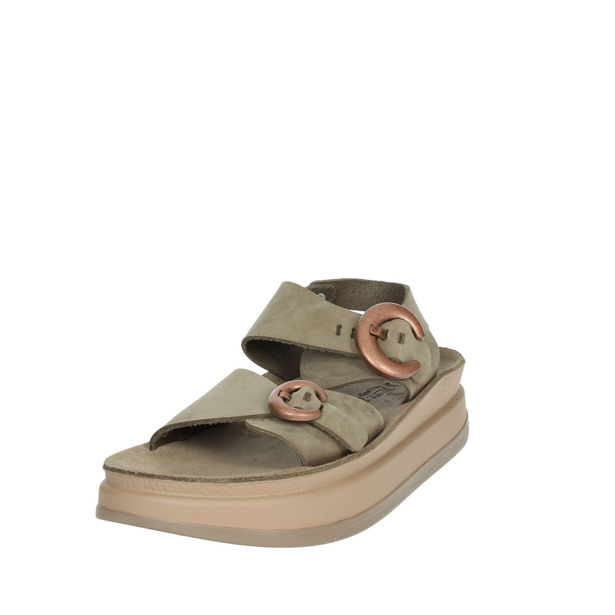 FANTASY SANDALS Donna Sandali con zeppa S1110 JUNIA Marrone