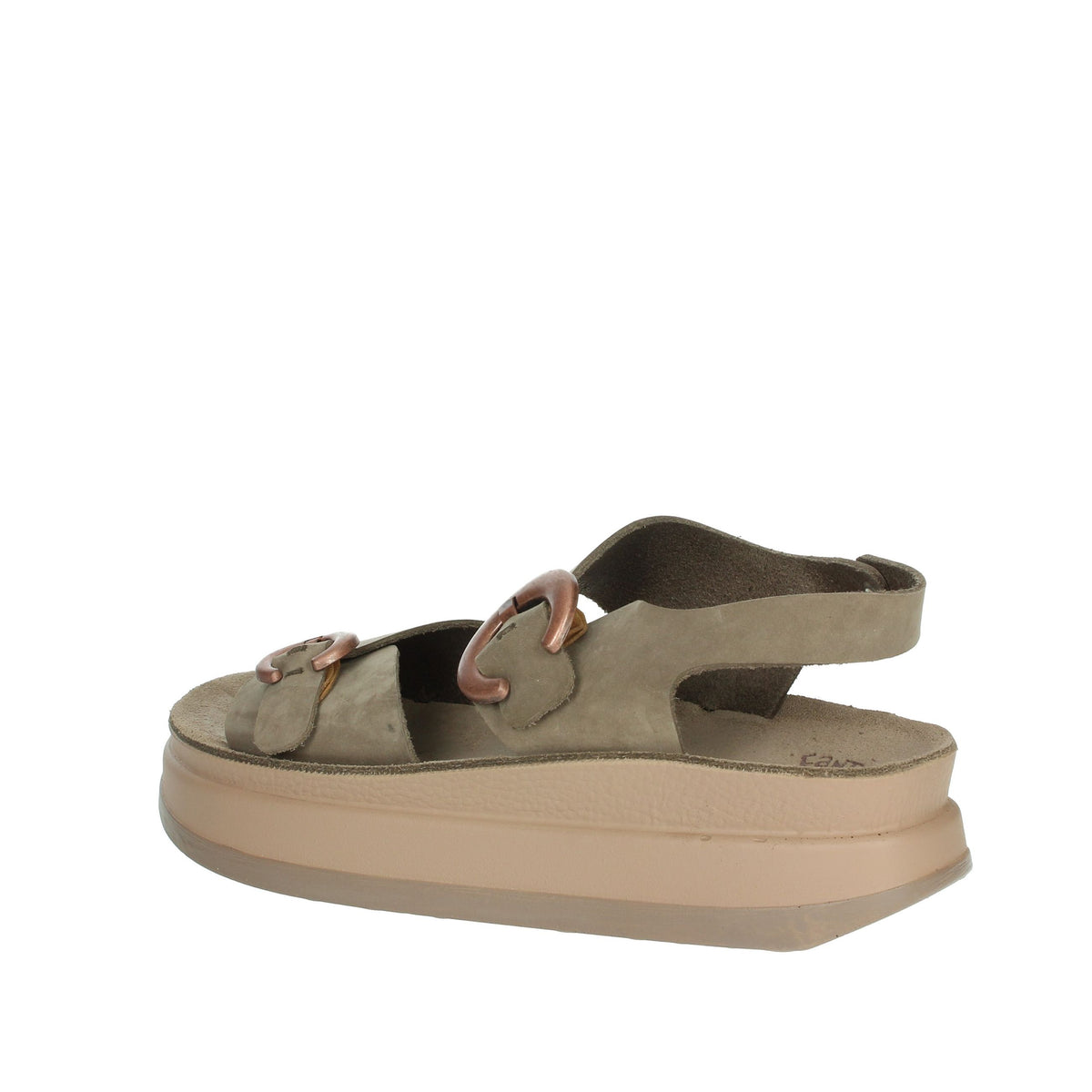 FANTASY SANDALS Donna Sandali con zeppa S1110 JUNIA Marrone