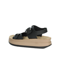 FANTASY SANDALS Donna Sandali con zeppa S1110 JUNIA Nero