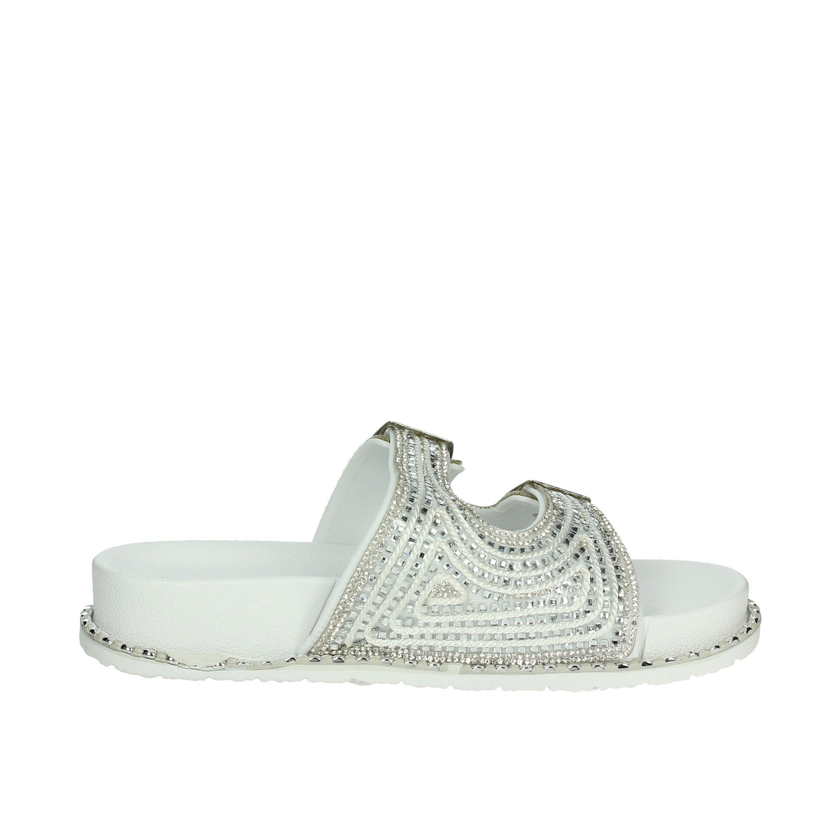 SOLO SOPRANI Donna Ciabatte basse SSW519N88 Bianco