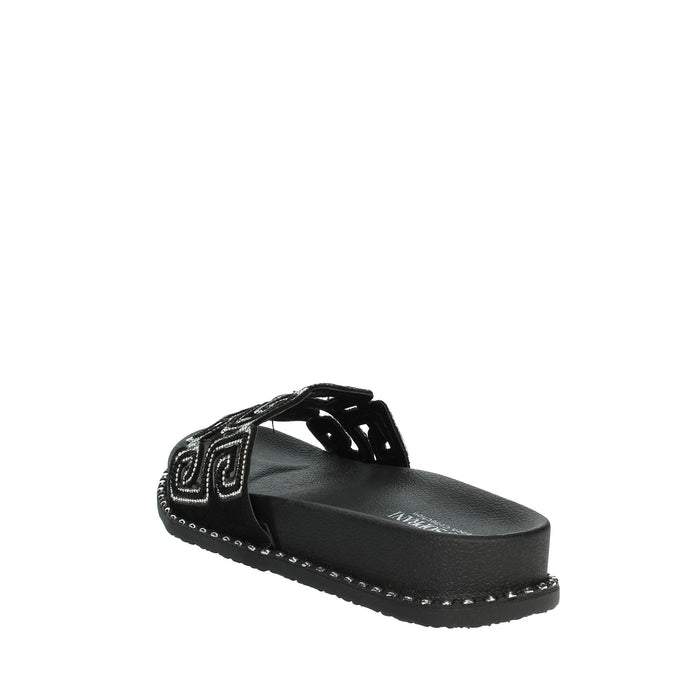 SOLO SOPRANI Donna Ciabatte basse SSW519N89 Nero