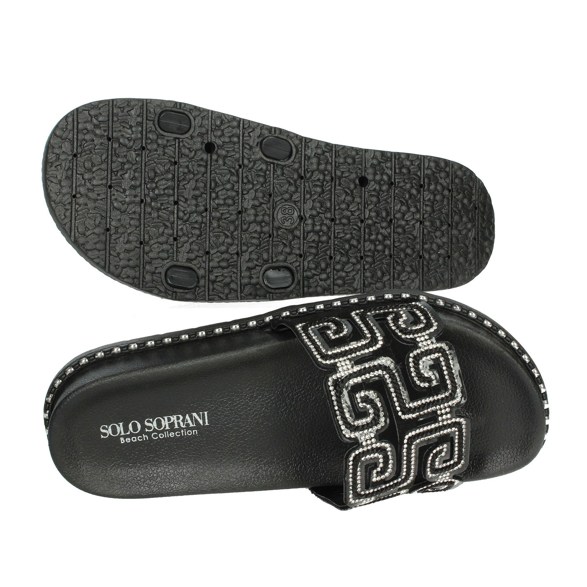 SOLO SOPRANI Donna Ciabatte basse SSW519N89 Nero
