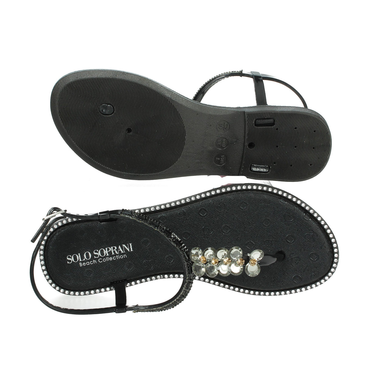 SOLO SOPRANI Donna Infradito SSW519N67 Nero