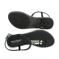 SOLO SOPRANI Donna Infradito SSW519N67 Nero