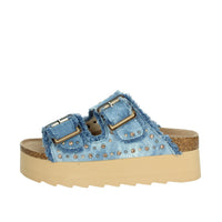 COLORS OF CALIFORNIA Donna Ciabatte con zeppa HC.BES41 Jeans