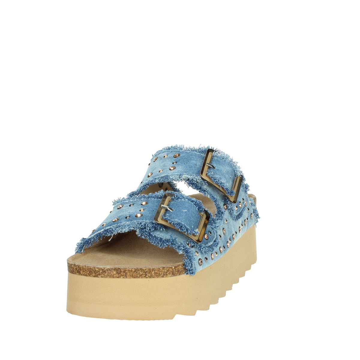 COLORS OF CALIFORNIA Donna Ciabatte con zeppa HC.BES41 Jeans