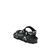 GRUNLAND Bambini e ragazzi Sandali bassi SB1410-40 Nero/Bianco