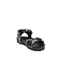GRUNLAND Bambini e ragazzi Sandali bassi SB1410-40 Nero/Bianco