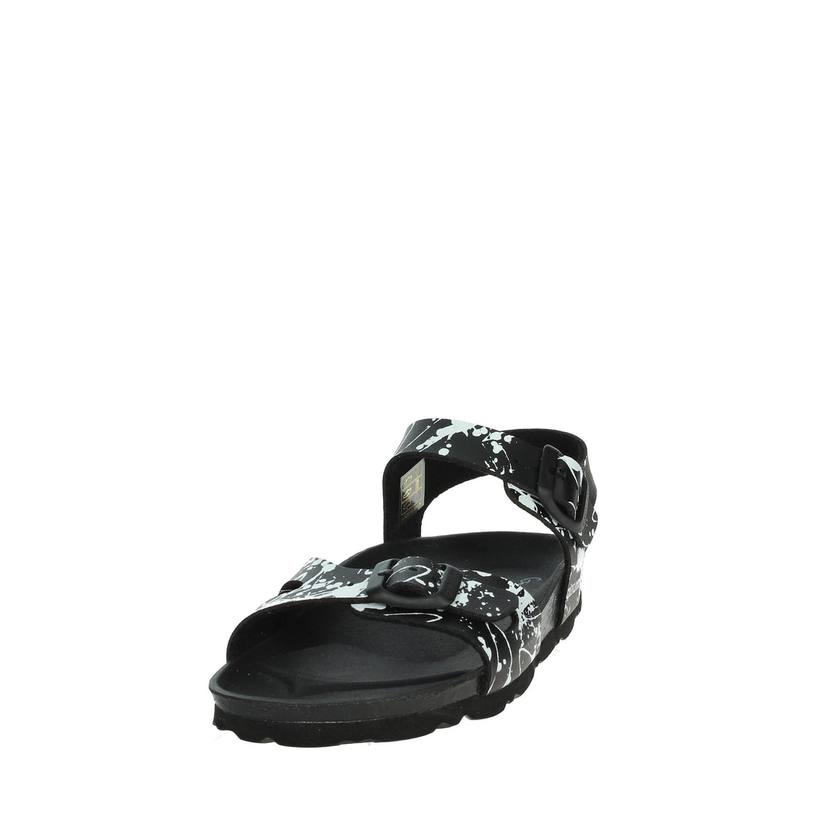 GRUNLAND Bambini e ragazzi Sandali bassi SB1410-40 Nero/Bianco