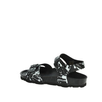 GRUNLAND Bambini e ragazzi Sandali bassi SB1410-40 Nero/Bianco