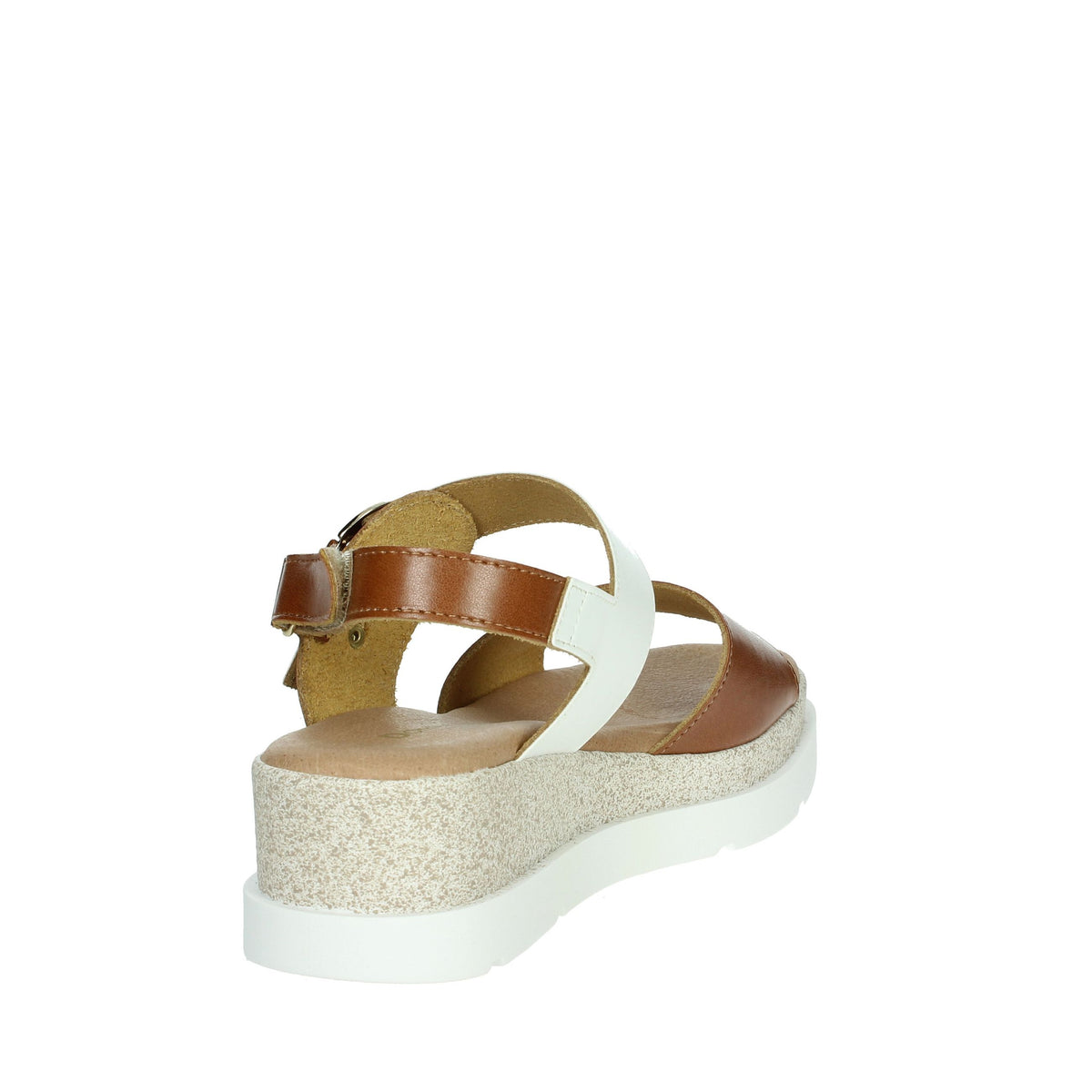 DONNA SERENA Donna Sandali con zeppa 255685DP Bianco/Cuoio