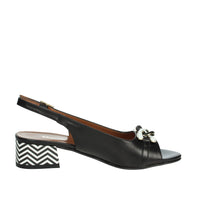 DONNA SERENA Donna Sandali con tacco 075651DP Nero