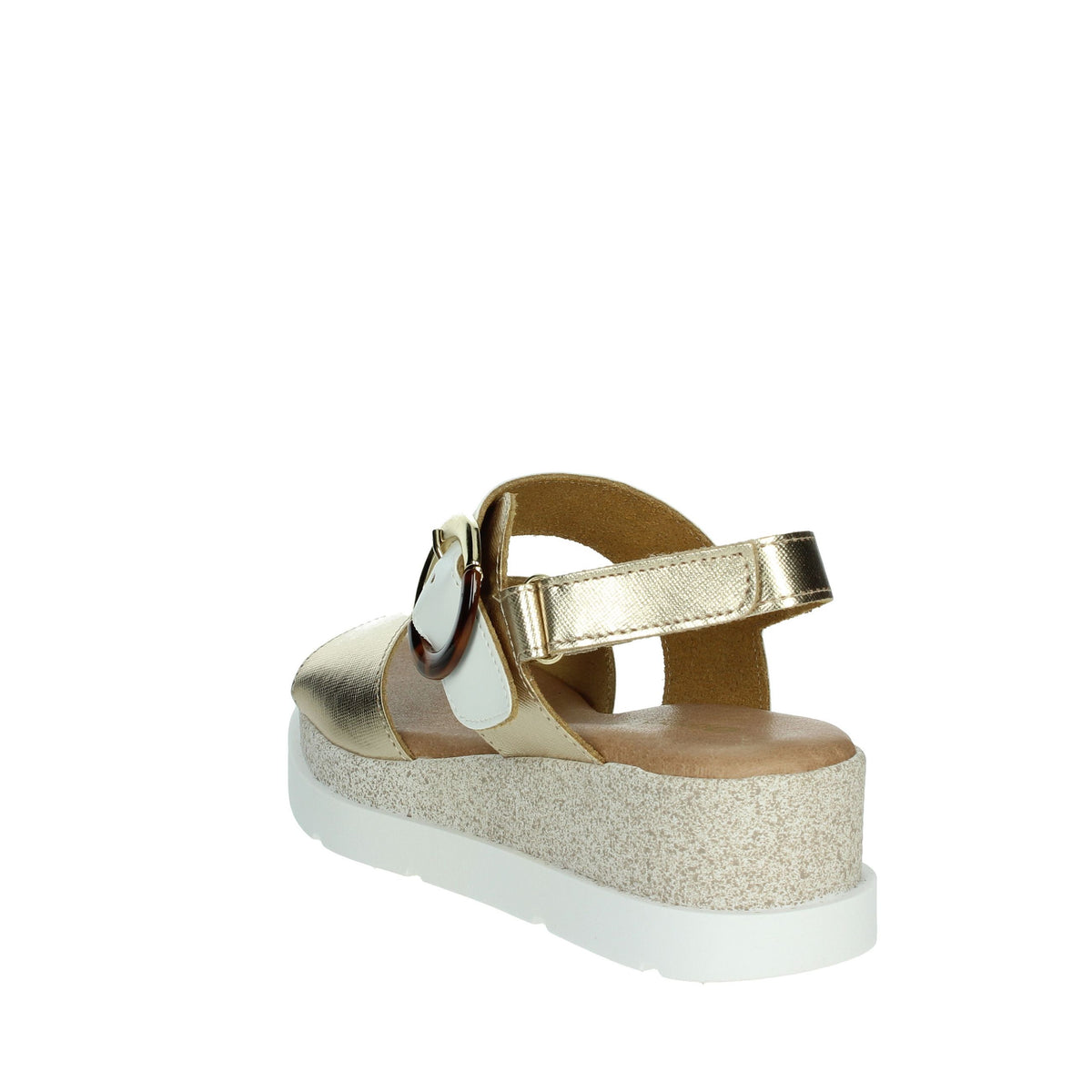 DONNA SERENA Donna Sandali con zeppa 255685DP Bianco/Oro
