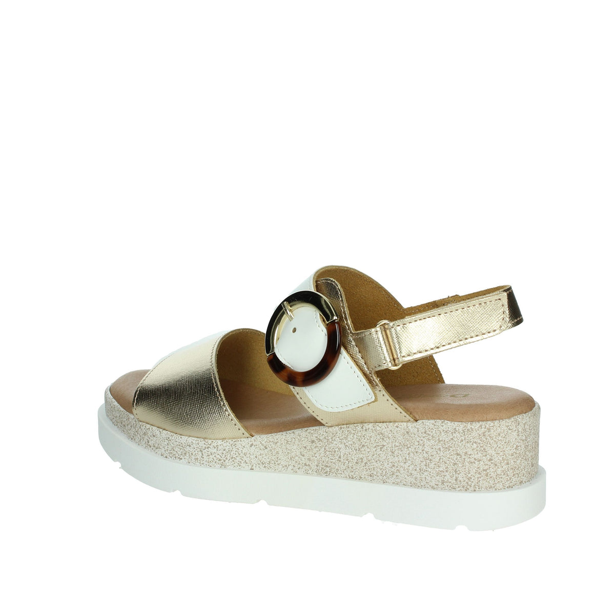 DONNA SERENA Donna Sandali con zeppa 255685DP Bianco/Oro