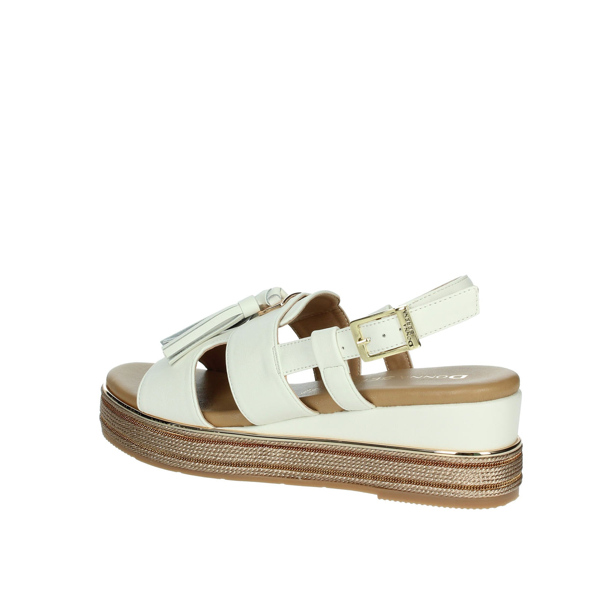 DONNA SERENA Donna Sandali con zeppa 165694DM Bianco