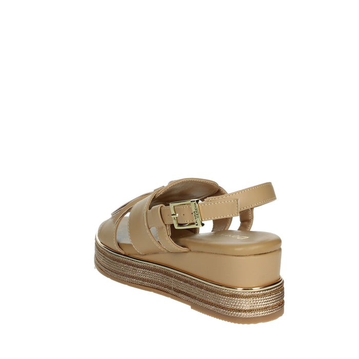 DONNA SERENA Donna Sandali con zeppa 165694DM Cuoio