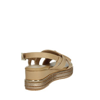 DONNA SERENA Donna Sandali con zeppa 165694DM Cuoio
