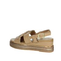 DONNA SERENA Donna Sandali con zeppa 165694DM Cuoio