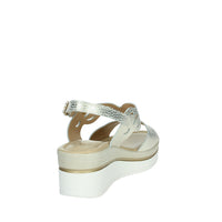DONNA SERENA Donna Sandali con zeppa 195218DP Platino