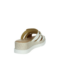DONNA SERENA Donna Ciabatte con zeppa 255684DP Bianco