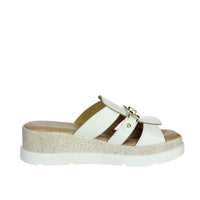 DONNA SERENA Donna Ciabatte con zeppa 255684DP Bianco