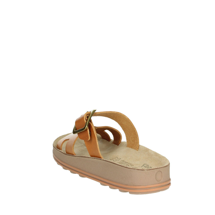 FANTASY SANDALS Donna Ciabatte basse S351 LUCIA Cuoio