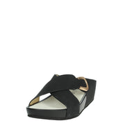 GRUNLAND Donna Ciabatte con zeppa CI1580-C9 Nero