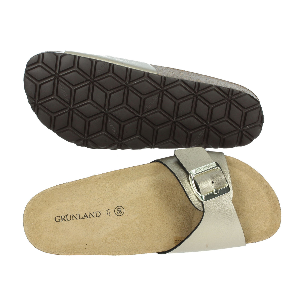 GRUNLAND Donna Ciabatte basse CB0730-40 Bronzo