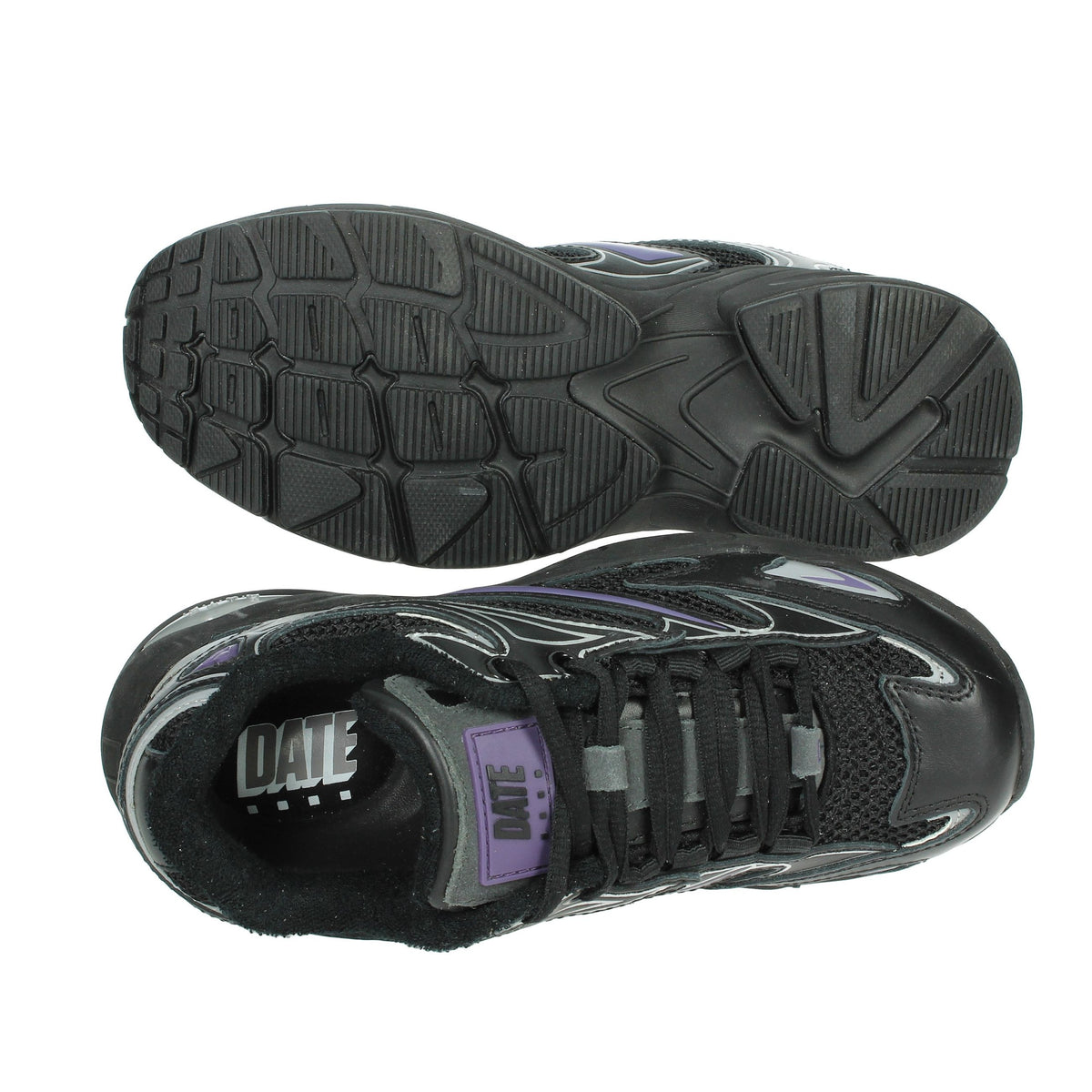 D.A.T.E. Donna Sneakers bassa W411-SN-SL-BK Nero