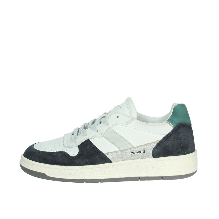 D.A.T.E. Donna Sneakers bassa W411-C2-VC-WG Bianco/Blu