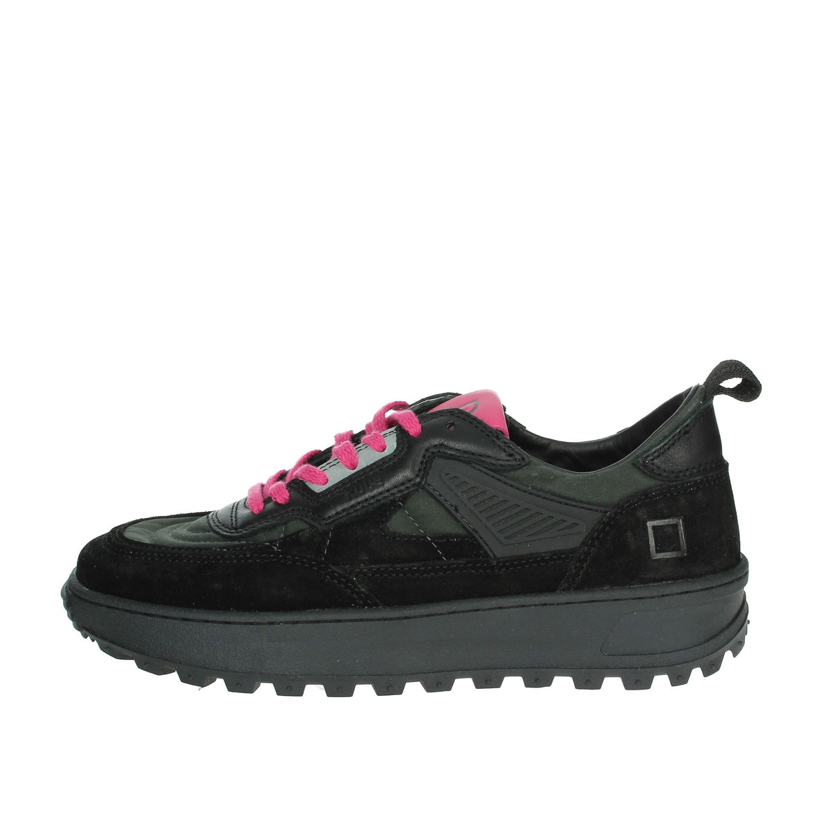 D.A.T.E. Donna Sneakers bassa W411-K2-MN-BK Nero