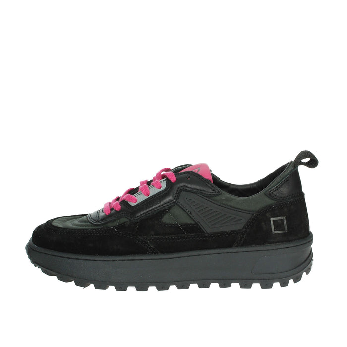 D.A.T.E. Donna Sneakers bassa W411-K2-MN-BK Nero