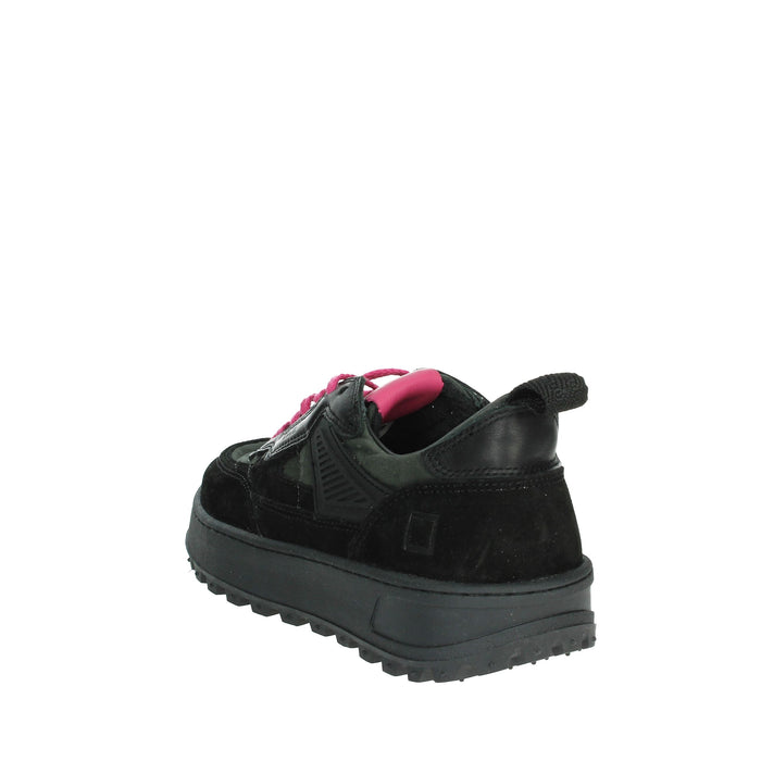 D.A.T.E. Donna Sneakers bassa W411-K2-MN-BK Nero