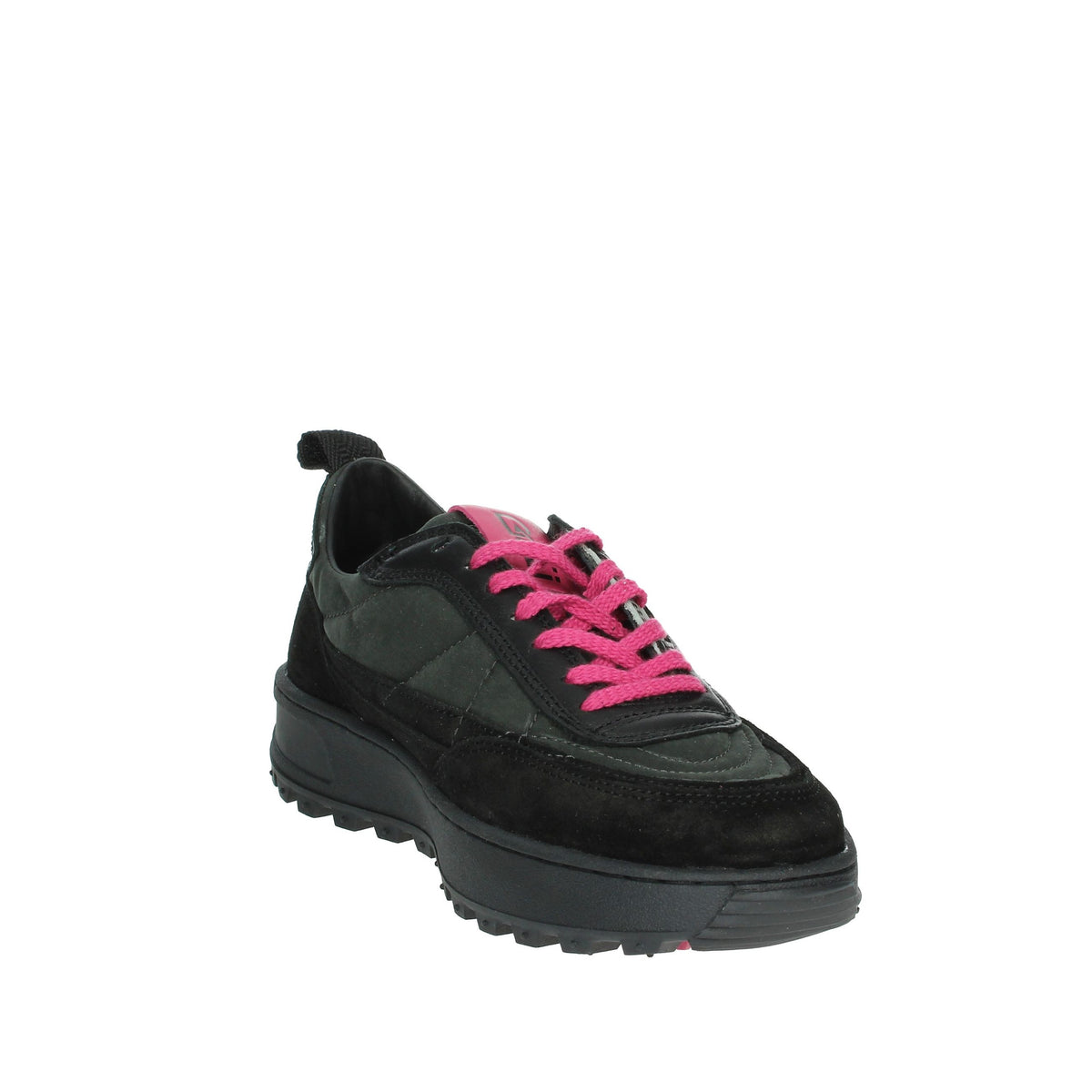 D.A.T.E. Donna Sneakers bassa W411-K2-MN-BK Nero