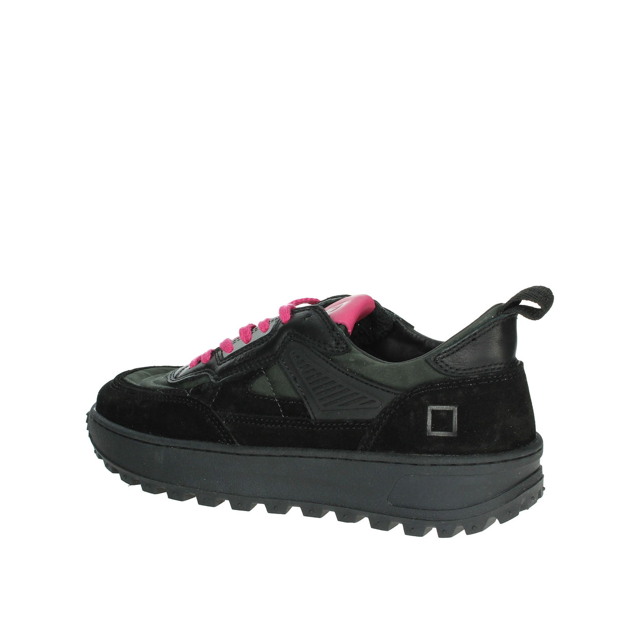 D.A.T.E. Donna Sneakers bassa W411-K2-MN-BK Nero
