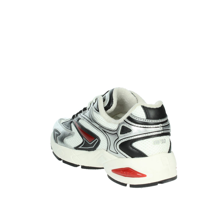 D.A.T.E. Donna Sneakers bassa W411-SN-SL-WS Bianco/Argento
