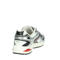 D.A.T.E. Donna Sneakers bassa W411-SN-SL-WS Bianco/Argento