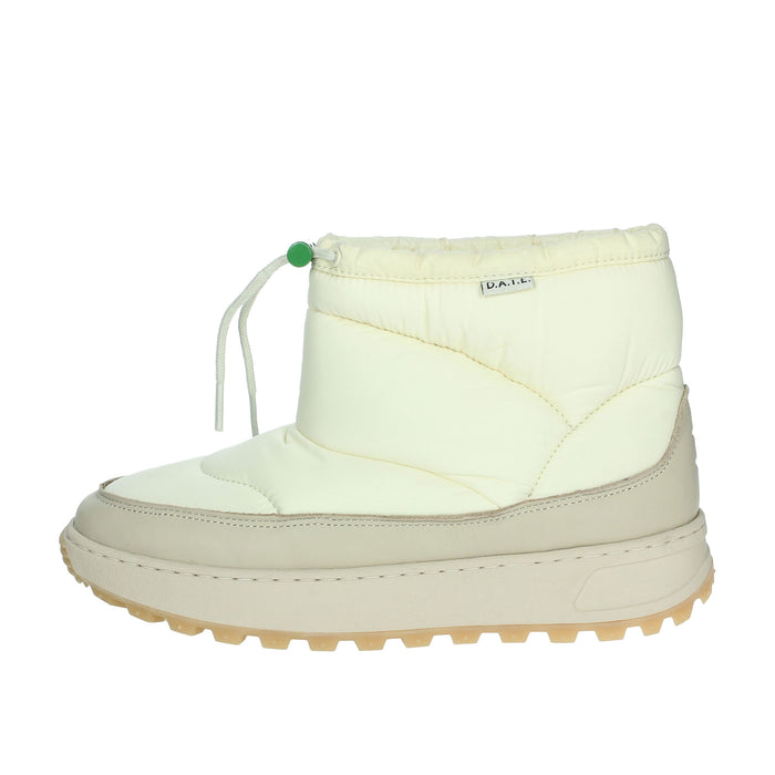 D.A.T.E. Donna Stivaletti bassi W411-AS-NY-CR Panna