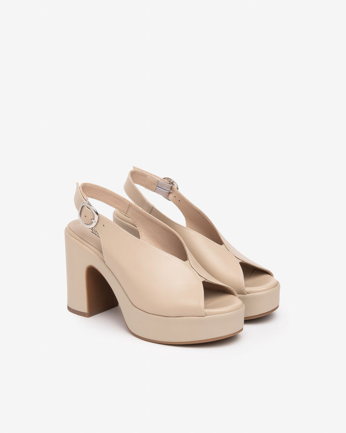 NERO GIARDINI Donna Sandali con tacco E513645D Beige