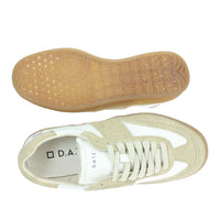 D.A.T.E. Donna Sneakers bassa W411-SL-CA-HB Bianco/Beige