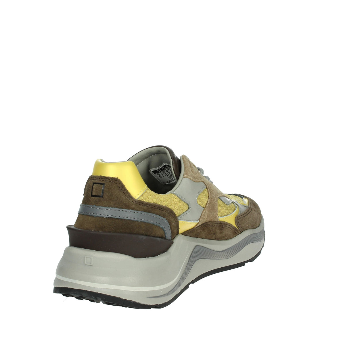 D.A.T.E. Uomo Sneakers bassa M411-FG-CO-YE Marrone