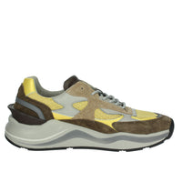 D.A.T.E. Uomo Sneakers bassa M411-FG-CO-YE Marrone