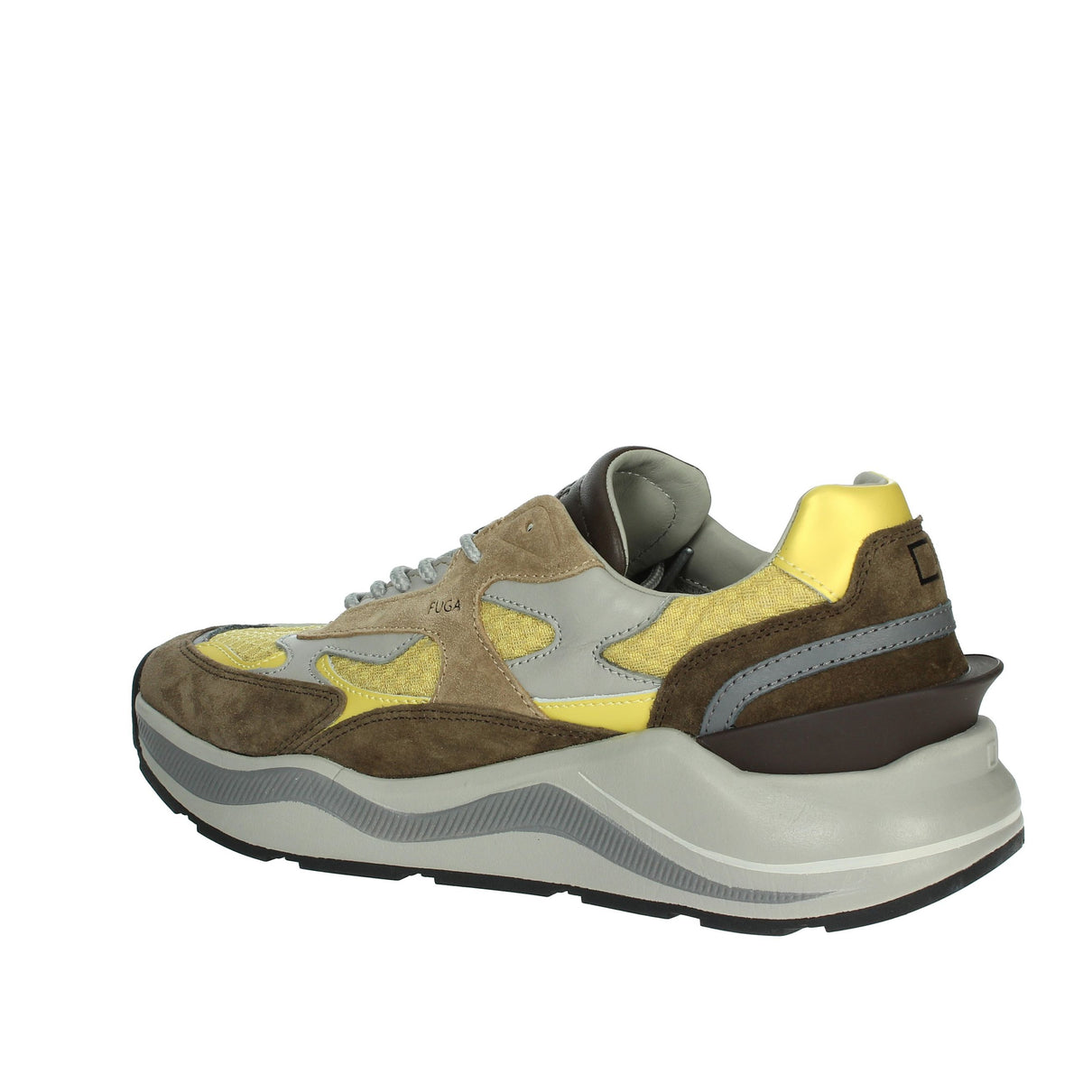 D.A.T.E. Uomo Sneakers bassa M411-FG-CO-YE Marrone
