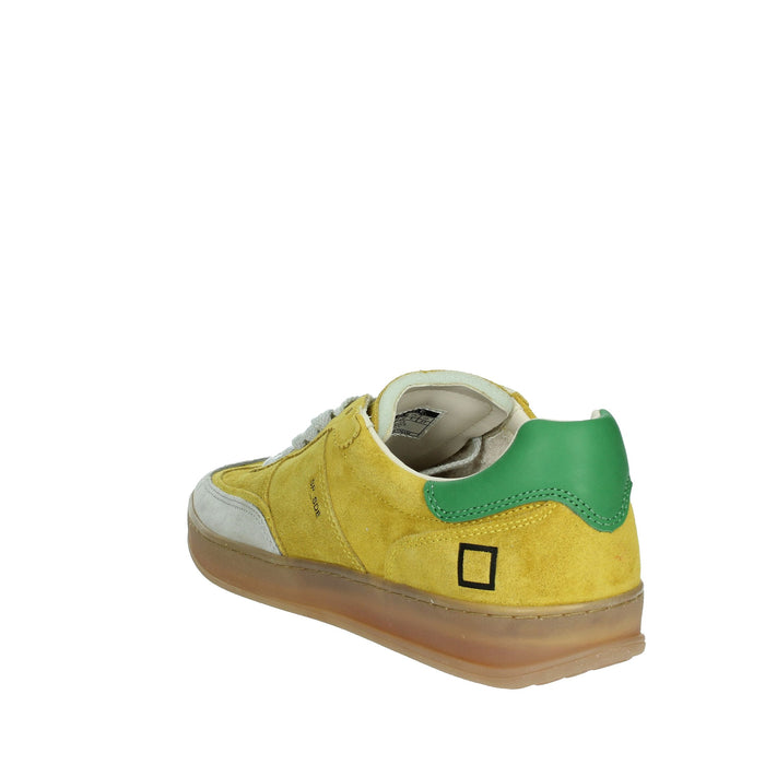 D.A.T.E. Uomo Sneakers bassa M411-SL-CO-YE Giallo