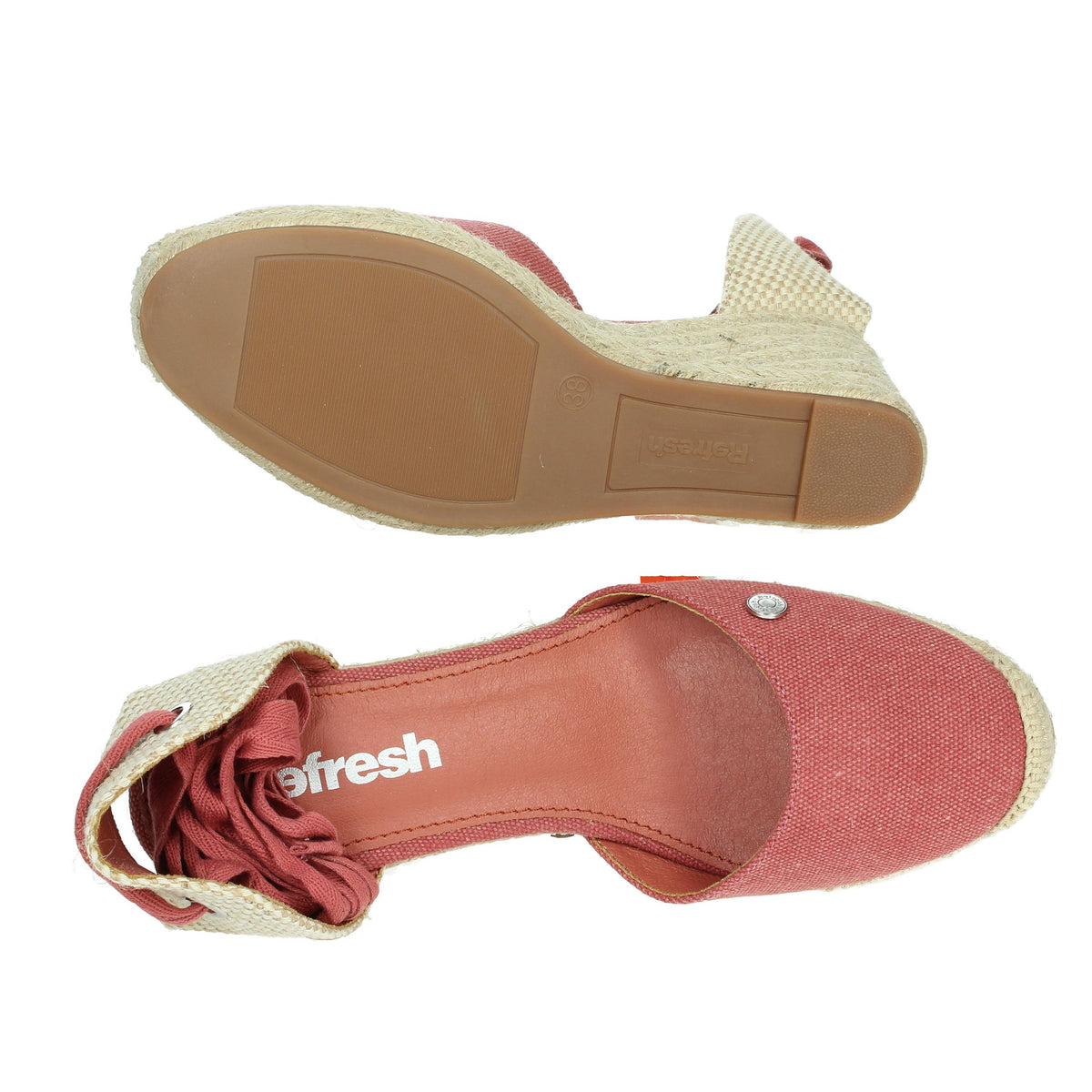 REFRESH Donna Espadrillas 170872 Rosso