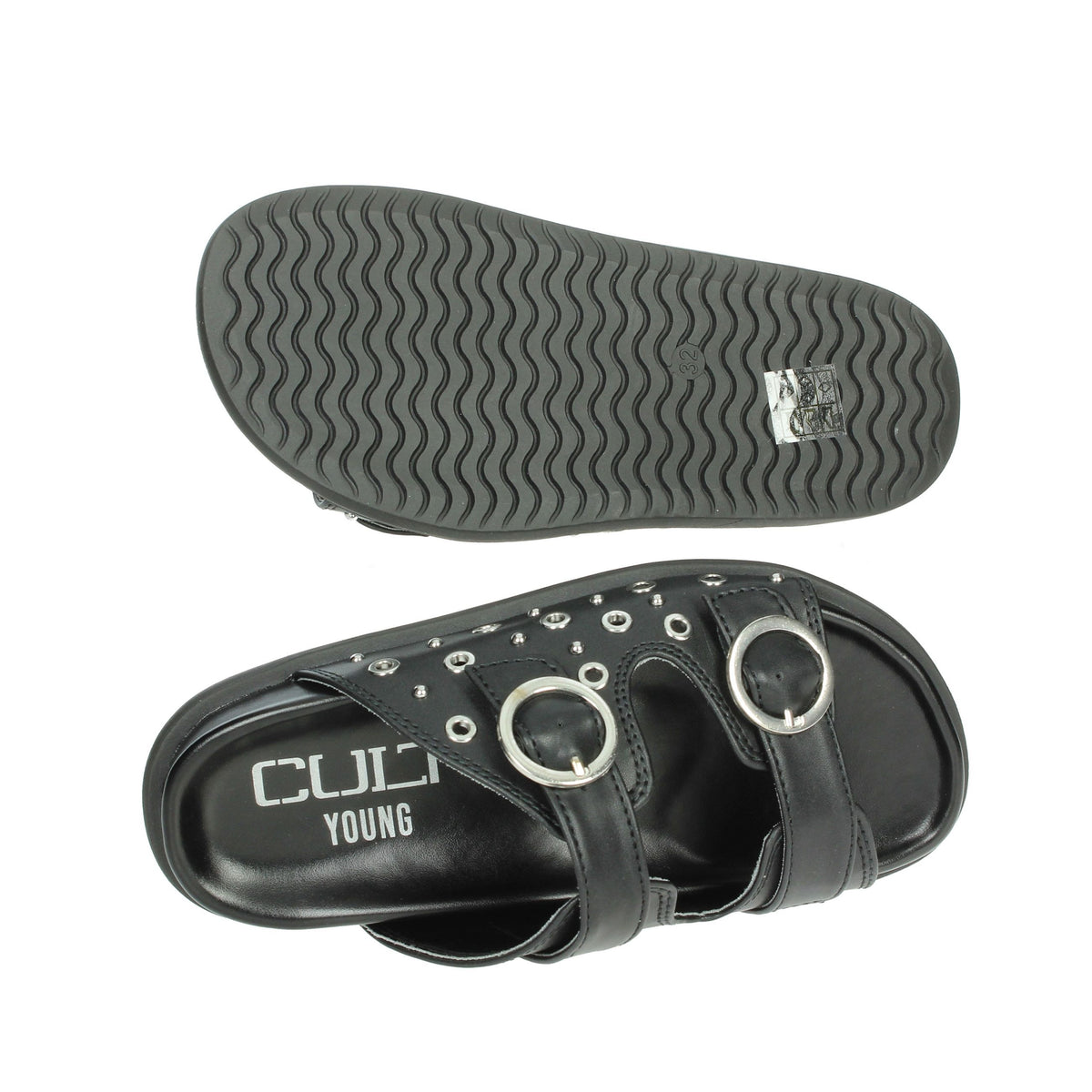 Cult Bambine e ragazze Ciabatte basse T-280 Nero