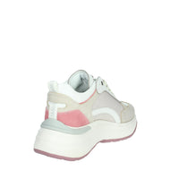 JANET & JANET Donna Sneakers bassa J-062 Beige/Bianco